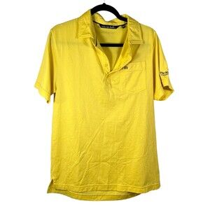 Travis Matthew Woodlands Country Club Bright Yellow Bold Polo Size Medium